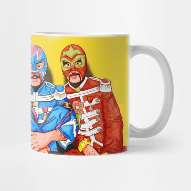 Sgt. Pepper Lucha Hearts Club Band by ExtraCooler